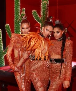 Shopalbina2022 Crop-top & Long Dress 2020's