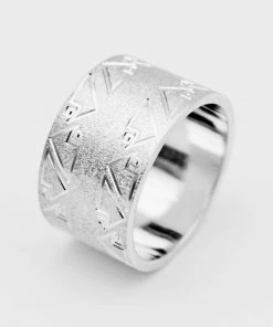 Shopalbina2022 Wide AD Logo Ring Accessories