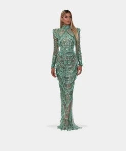 Shopalbina2022 Glamourous Mint-green Dress WILD