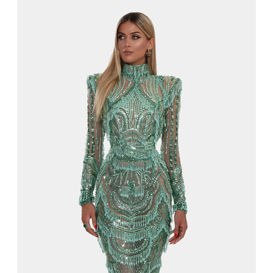 Shopalbina2022 Glamourous Mint-green Dress WILD 1 Shopalbina2022 Glamourous Mint-green Dress WILD