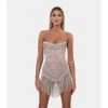 Shopalbina2022 Corset Silver Short Dress