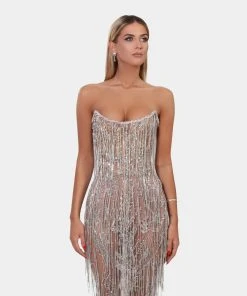 Shopalbina2022 Glamorous Corset With Tassels WILD