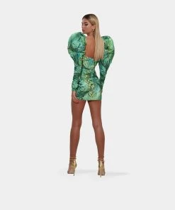 Shopalbina2022 WILD Green Printed Dress 7 Shopalbina2022 WILD Green Printed Dress