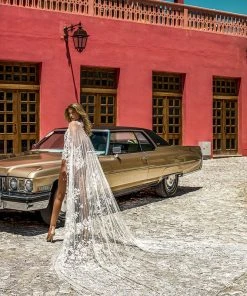 Shopalbina2022 Bridal Bodysuit With Detachable Cape Spring 2020