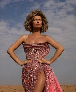 Shopalbina2022 Pink Corset Dress DESERTE