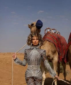 Shopalbina2022 DESERTE Prim Silver Dress