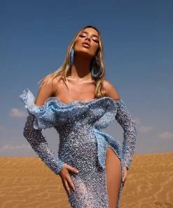 Shopalbina2022 DESERTE Long Corset Blue Dress 5 Shopalbina2022 DESERTE Long Corset Blue Dress