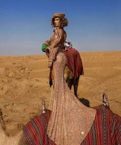 Shopalbina2022 Long Deep Bronze Dress