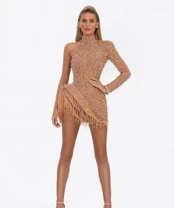 Shopalbina2022 WILD Short Nude Dress