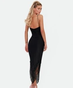 Shopalbina2022 Classy Black Dress