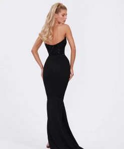 Shopalbina2022 WILD Corset Black Dress