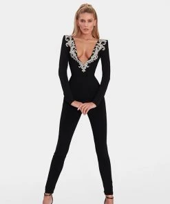 Shopalbina2022 Classy Black Jumpsuit WILD