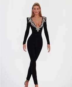 Shopalbina2022 Classy Black Jumpsuit WILD