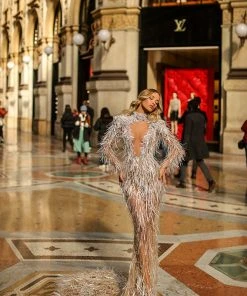 Shopalbina2022 BELLA Long Fringe Dress