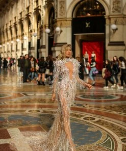 Shopalbina2022 BELLA Long Fringe Dress