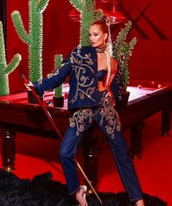 Shopalbina2022 Denim Suit 2020's