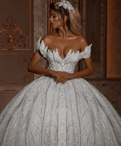 Shopalbina2022 Off Shoulder Bridal Gown