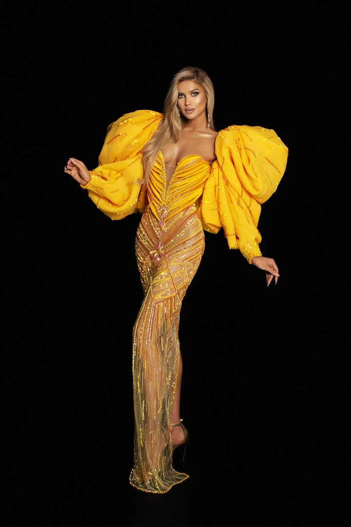 Shopalbina2022 GLORIA Puff Sleeves Dress 4 Shopalbina2022 GLORIA Puff Sleeves Dress