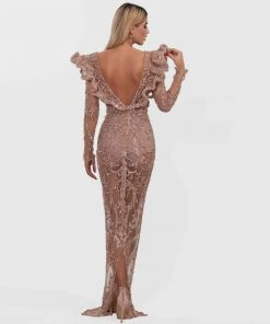 Shopalbina2022 Long Embellished Dress